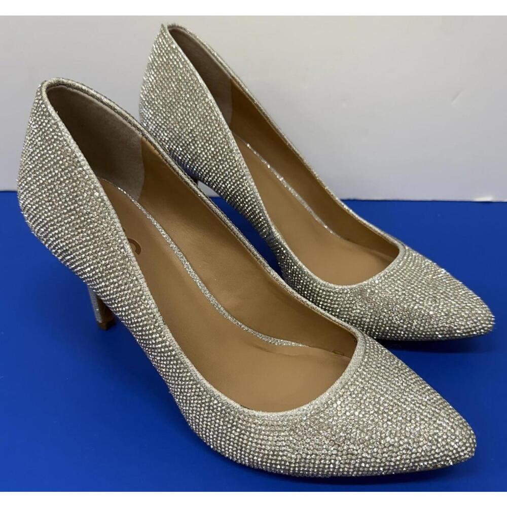 INC International Concepts Sparkle Heels Women’s Size 7.5 - Worn Once EUC!!